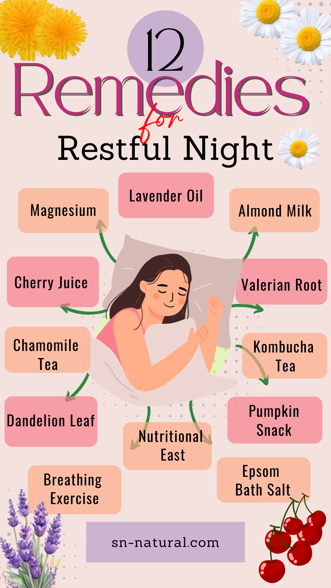 Sleep Better Naturally: 12 Remedies for a Restful Night - SN NATURAL
